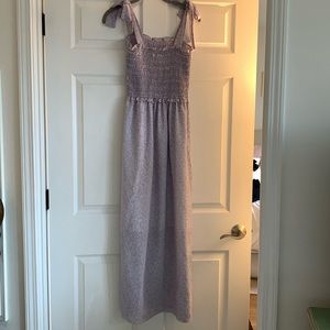 Chelsea & Violet Lavender Smocked Maxi Dress
